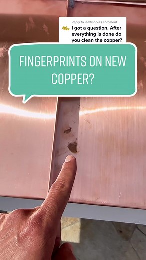 Cleaning Fingerprints on New Copper with Brasso