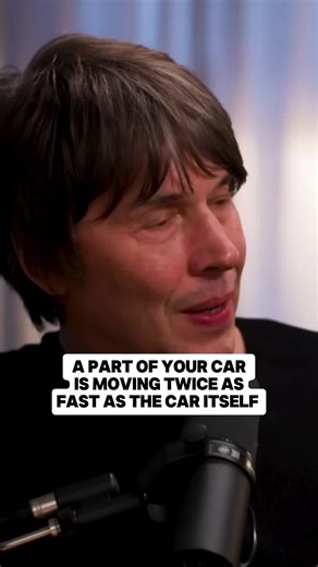 Car Parts Moving at Twice the Speed