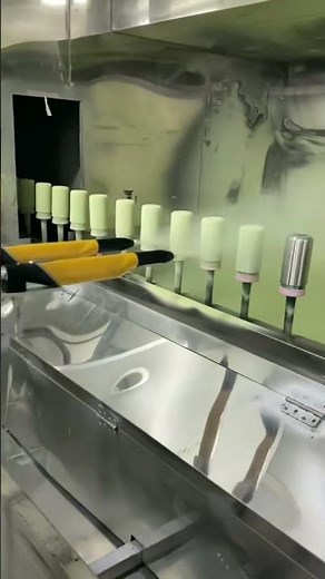How Stainless Steel Vacuum Flasks Are Made Advanced Powder Coating Process #WaterBottleManufacturer