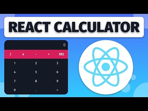 Build a CALCULATOR APP in REACT JS | A React JS Beginner Tutorial