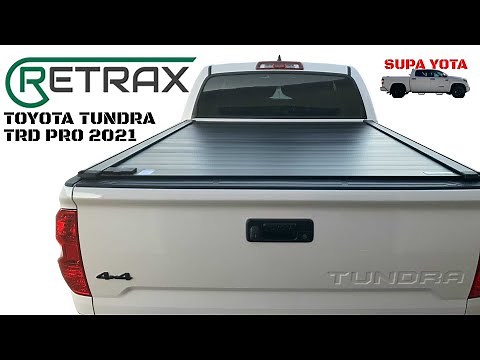 RetraxPro XR Tonneau Cover Full Installation || 2021 Toyota Tundra TRD PRO || SUBTLE UPGRADE