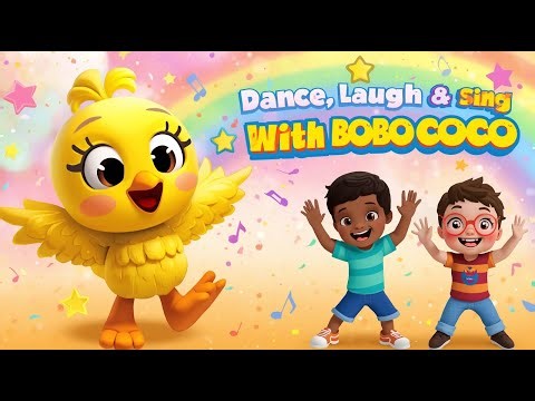 🐥Bobo Coco Fun Dance Song for Kids | Jump, Clap & Spin with Bobo Coco