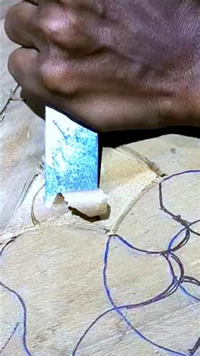 Very easy carving design tools use process 💡 bed design easy tarika and tools use #carving #tools