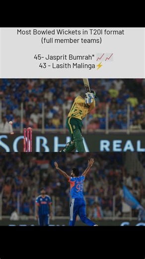 Most bowled wicket in T20I #t20worldcup2026