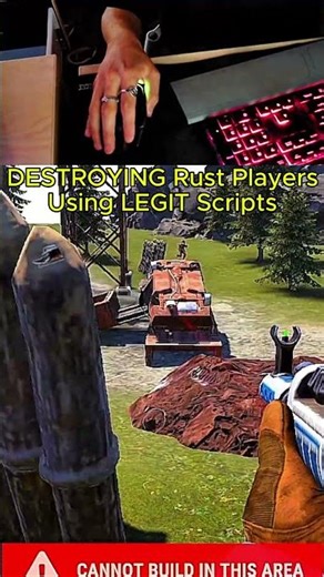 Using LEGIT Scripts to DESTROY Players in Rust! ( Scripts in BIO! ) #rust #rustgame #gaming #fyp
