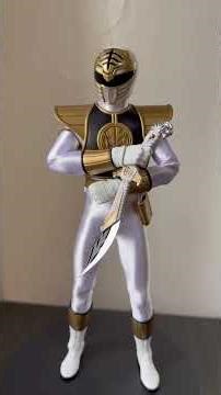 ThreeZero Mighty Morphin White Ranger aka KibaRanger