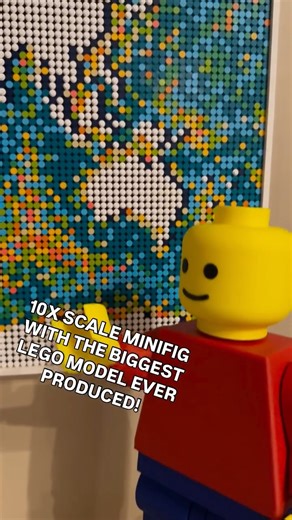 Printy POP on Instagram: "How long would this Lego set take you to put together!? It’s 11,695 total pieces, making it the largest Lego set ever produced! When finished it comes in around 3 feet long and 2 feet tall! #lego #smallbusiness #3dprint #etsy"