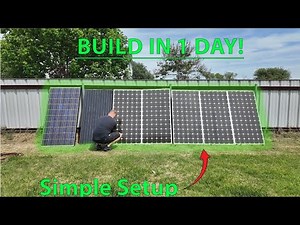 Easy DIY Beginners 48V Solar Setup