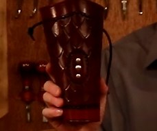 Scaled Leather Arm Guard