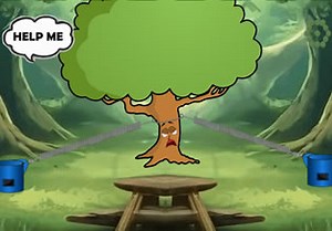 Tied Tree Escape - Escape Fan