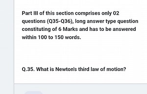 Part III of this section comprises only 02 questions (Q35-Q36),... | Filo
