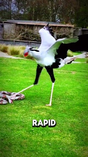 This Bird Hunts Snakes With Its Feet 😱