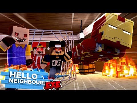 THE NEIGHBOR .EXE HAS REALEASED HIS MOST EVIL ARMY AGAINST THE WORLD - MINECRAFT HELLO NEIGHBOR