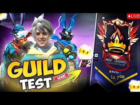 LIVE REEDEEM CODE GIVEAWAY and GUILD TEST |FREEFIRE LIVE #freefire #live #ytshorts