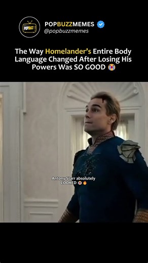The Way Homelander's Entire Body Language Changed After Losing His #Homelander #TheBoys #AntonyStarr