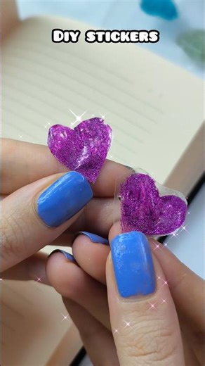 diy sticker - how to make stickers at home 🩷✨ #diy #shorts #art