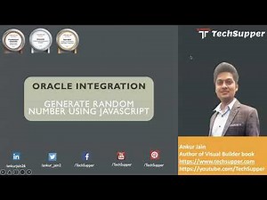 Generate Random Number in Oracle Integration
