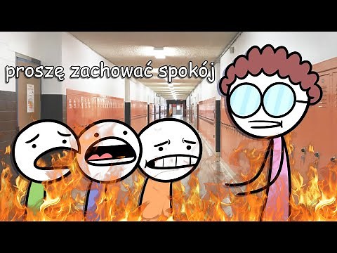 ewakuacja w szkole