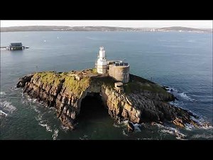 Mumbles Lighthouse and Mumbles Pier - An Aerial Tour