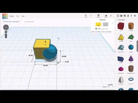Tinkercad Intersection