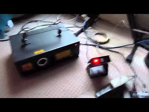 Laser Harp Demonstration