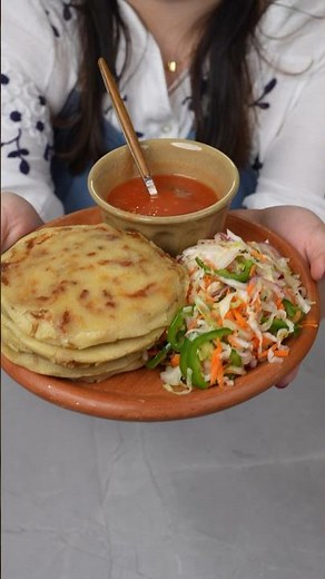 Curtido & Salsa: The Perfect Pair for Pupusas! #pupusas #foodie #latinflavors #easyrecipe