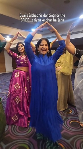 146K views · 264 reactions | Easy steps for last minute group dances.... Kya karein.....the world is getting busier. With dulhan ki BUAS & BHABHIS quick reel with dance for DULHAN. #saiyankegharhainjana #largaiyaan #bridedance #danceforbride | Ritu Gupta | Facebook