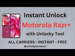 Unlock Motorola Razr+ with Unlocky Tool (INSTANT & FREE)