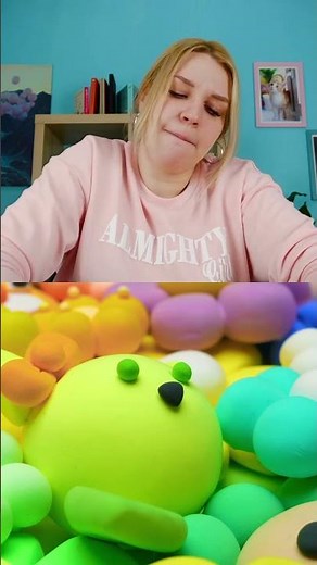 Watch plasticine come to life! 🌈🤩🎨 #creative #fun #craft