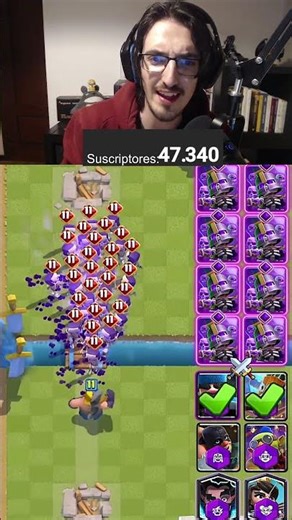 100 Larrys VS Cartas del modo Caos Clash Royale