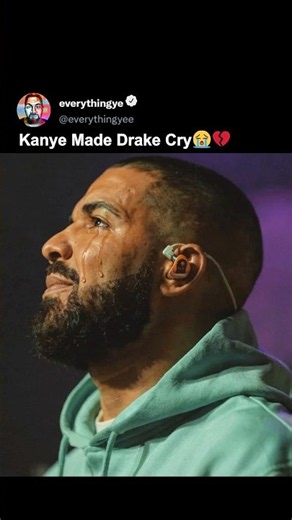 😭❤️When Kanye Made Drake Cry