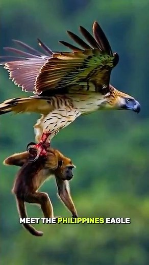 This “Monkey Eating” Eagle Is Worth More Than Gold! Meet the Philippines Eagle