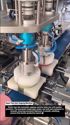 Super Fast Auto Capping Machine! Satisfying Industrial Process 😍🚀