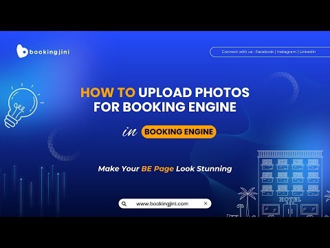 How to upload Photos for Booking Engine page (Hindi)