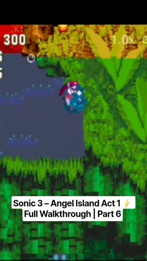 Sonic 3 – Angel Island Act 1 ⚡ Full Walkthrough | Part 6 #Shorts