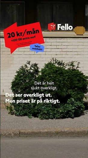 Fello är en overkligt billig mobiloperatör.