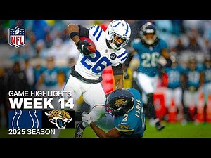 Indianapolis Colts vs Jacksonville Jaguars Game Highlights | 2025 NFL Season Week 14