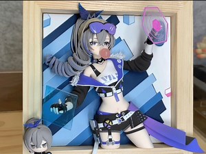 Here is the Silver Wolf clay art tutorial | DEEPFLAME