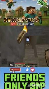 🔥 Friends Only SMP – Day 1 | New Phase Begins LIVE!