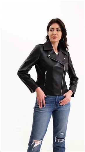 🔥 Best Women’s Lambskin Leather Motorcycle Jacket Review – Stylish & Durable! | USA 🇺🇸 UK, AUS ,CAN