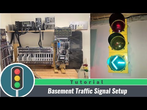 My Basement Traffic Light Setup