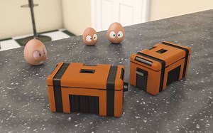 【元素动画】第二天：战利品箱子 -裂蛋圣诞节