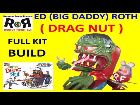 Drag Nut by Ed Roth Atlantis H1303 -Full Build Model Kit Review.