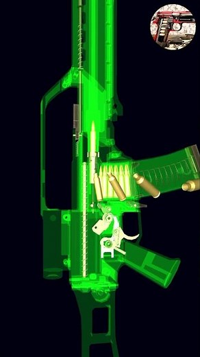 How HK G36 Works (Slow Motion Cutaway Animation)