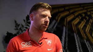 11K views · 171 reactions | “It was a really exciting night for us.” Get the insight on our two draftees from night one of the 2024 Telstra AFL Draft from Head of List Strategy and Player Personnel, Chris Keane. | Sydney Swans | Facebook