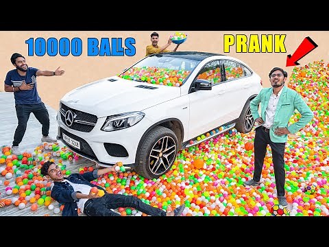 10000 Balls in Mercedes Prank on Amit - अमित भाई के होश उड़ गए | 100% Real & Crazy