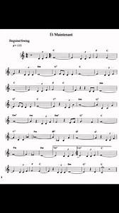 36K views · 183 reactions | “Et maintenant” sheet music  #etmaintenant #instrumentalmusic #piano #sheetmusic #pianosheetmusic | The Keyz | Facebook