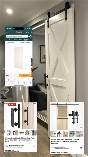 DIY Barn Door Using Budget-Friendly Materials