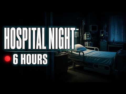 6 Hours of Hospital Night Shift Ambience | Monitor Beeps, ICU Sounds & Medical White Noise
