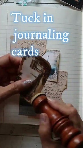 Quick & Easy Interactive Pocket Spread #junkjournalspread